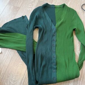 STAUD SHOKO SWEATER DRESS